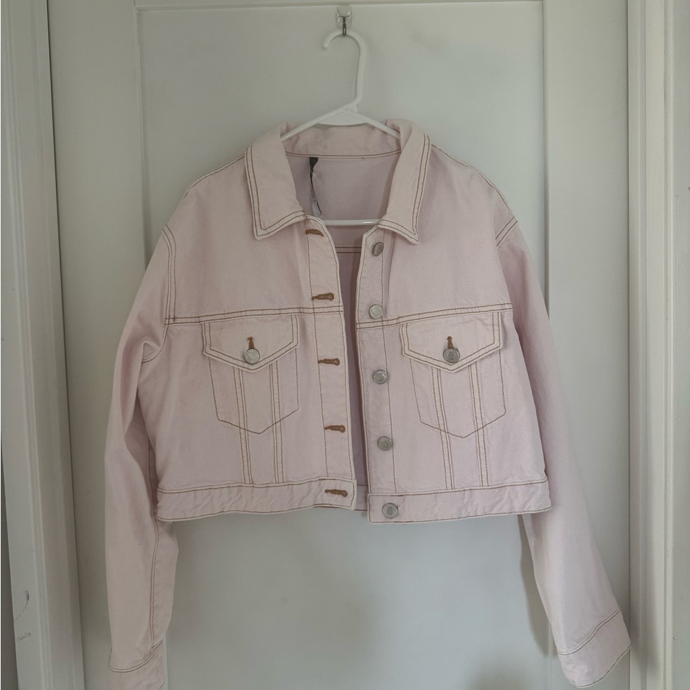 Pink Denim Jacket